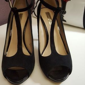 Heels Black Suede INC International Concepts
